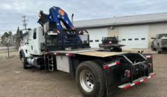 2008 International 7000 W/ PM 19024 Knuckle Boom Crane